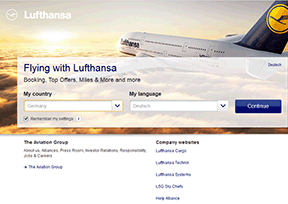 德国汉莎航空公司官网